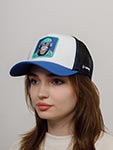 Бейсболка CAPSLAB арт. CL/1/CT/GOR2 Premium Funky (белый / синий)